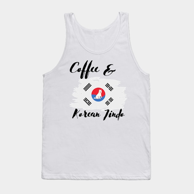 Coffee & Jindo Tank Top by GMAT